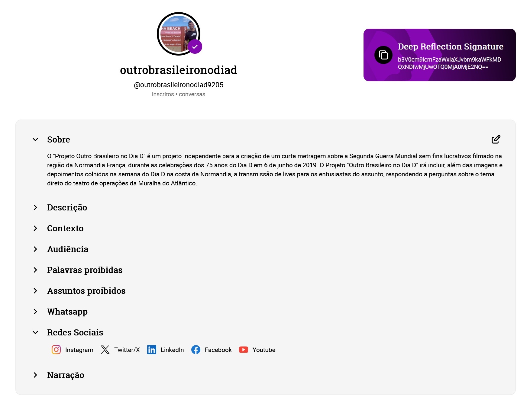Deep Reflection – A Primeira Social AI